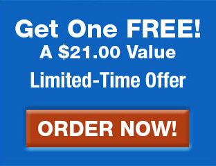 Get One FREE! A $21.00 Value. Limited Time Offer. Order Now!